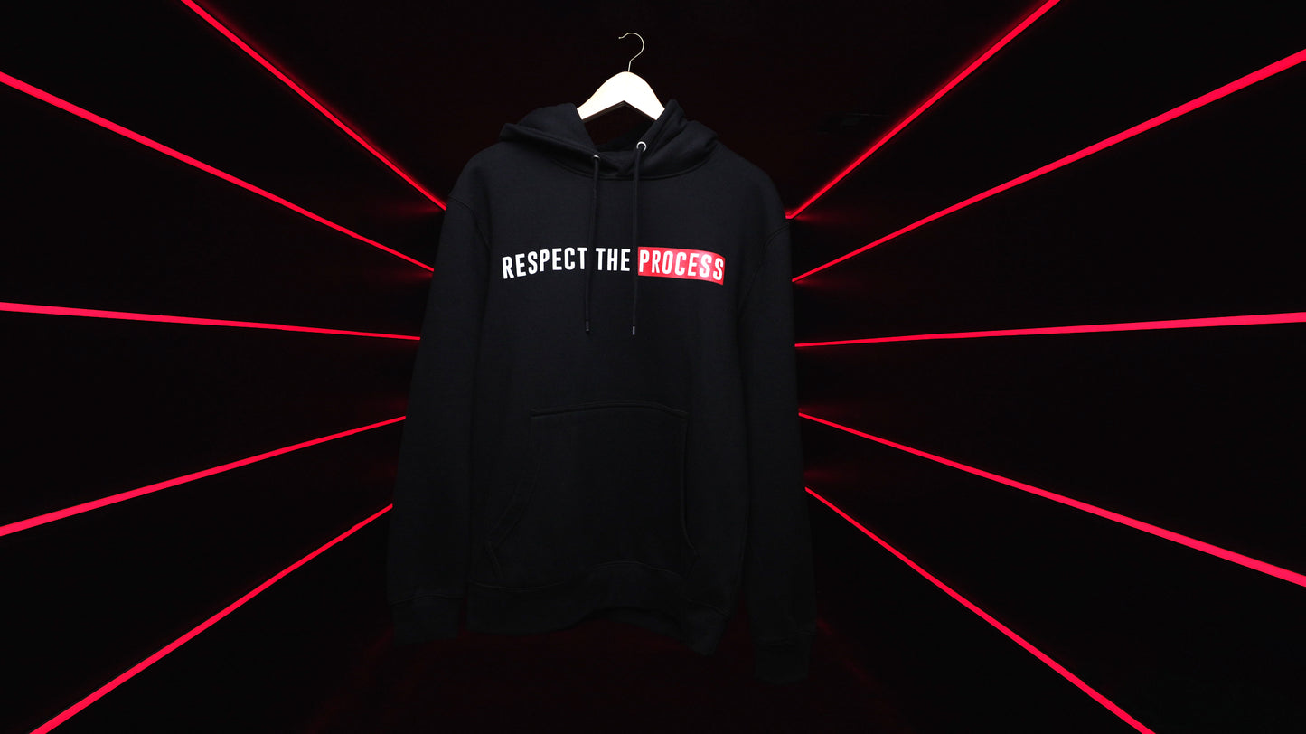 Respect The Process (001) Black Hoody