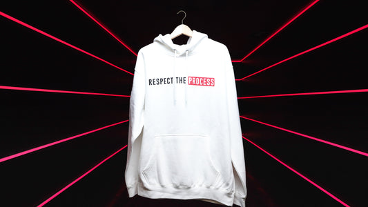 Respect The Process (001) White Hoody