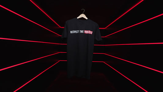 Respect The Process (001) Black T-Shirt